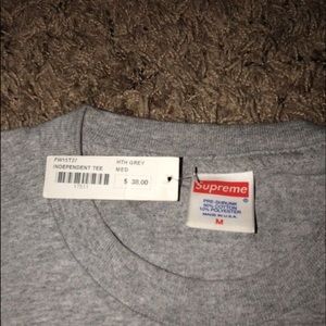 Supreme X independent collab F*ck The Rest Tee